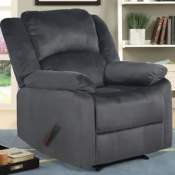Kirkland's Home Accent Chairs-Flannel Overstuffed Pull Recliner