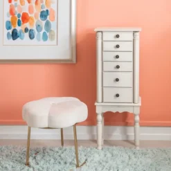 Kirkland's Home Dressers & Chests-Flip Top 5-Drawer Wood Armoire