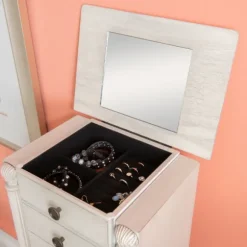 Kirkland's Home Dressers & Chests-Flip Top 5-Drawer Wood Armoire