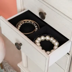 Kirkland's Home Dressers & Chests-Flip Top 5-Drawer Wood Armoire