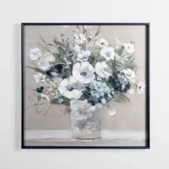 Kirkland's Home Framed Art-Floral Framed Canvas Art Print
