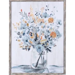 Kirkland's Home Framed Art-Floral In A Jar I Framed Wall Art Print