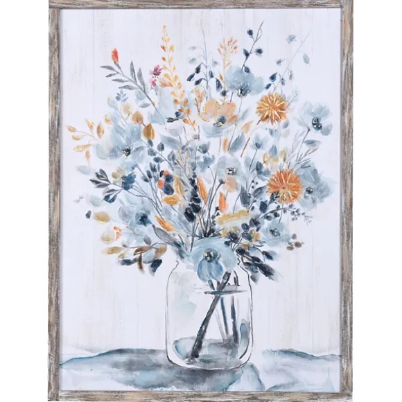 Kirkland's Home Framed Art-Floral In A Jar I Framed Wall Art Print