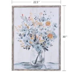 Kirkland's Home Framed Art-Floral In A Jar I Framed Wall Art Print