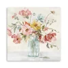 Kirkland's Home Canvas Art-Floral In Transparent Bottle Canvas Art Print