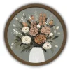 Kirkland's Home Framed Art-Floral Spice Bouquet Round Framed Print