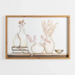 Kirkland's Home Framed Art-Floral Vases Framed Art Print