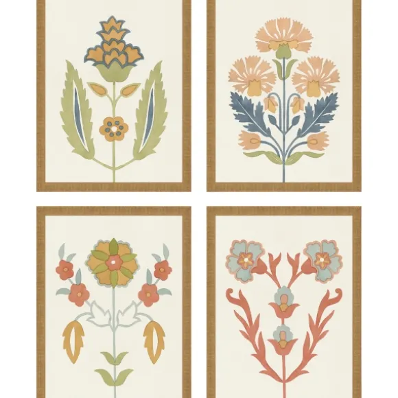 Kirkland's Home Framed Art-Flourish Framed Art Prints, Set Of 4