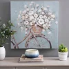 Kirkland's Home Canvas Art-Flower Basket On Bike Canvas Art Print