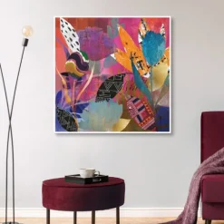 Kirkland's Home Framed Art-Flower Power Passion Framed Canvas Art Print