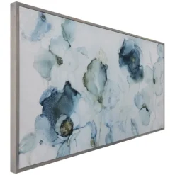 Kirkland's Home Framed Art-Flowering Indigo Floral Framed Art Print