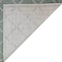 Kirkland's Home Outdoor Rugs-Forest Geo Lattice Outdoor Area Rug, 6X9