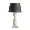 Kirkland's Home Table Lamps-Fran Farmhouse Metal Shade Table Lamp