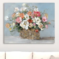 Kirkland's Home Canvas Art-Fresh Flower Market Canvas Art Print
