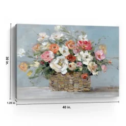 Kirkland's Home Canvas Art-Fresh Flower Market Canvas Art Print