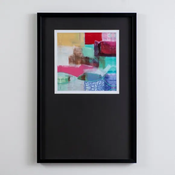 Kirkland's Home Framed Art-Fun Colors Abstract Ii Framed Wall Art
