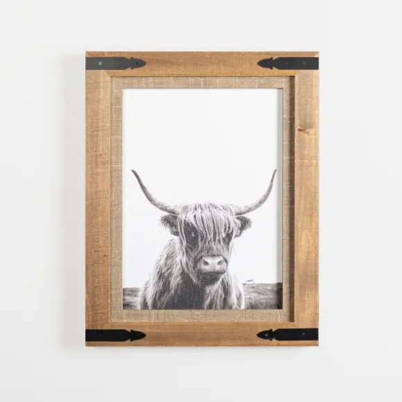 Kirkland's Home Framed Art-Furry Highland Cow Framed Art Print