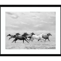 Kirkland's Home Framed Art-Galloping Wild Horses Framed Wall Art