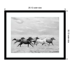Kirkland's Home Framed Art-Galloping Wild Horses Framed Wall Art