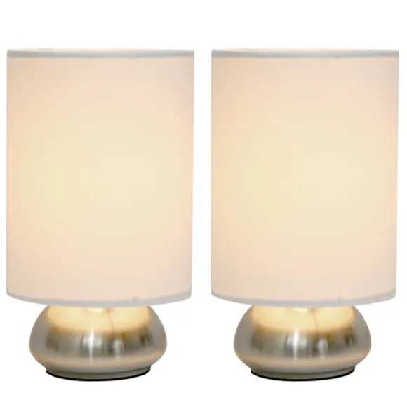 Kirkland's Home Table Lamps-Gemini Mini Touch Lamps, Set Of 2