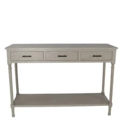 Kirkland's Home Console Tables-Geo 3-Drawer Console Table