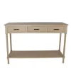 Kirkland's Home Console Tables-Geo 3-Drawer Console Table