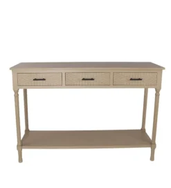 Kirkland's Home Console Tables-Geo 3-Drawer Console Table