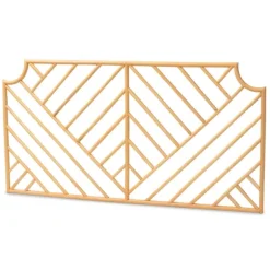 Kirkland's Home Beds & Headboards-Geometric Weave Rat Queen Headboard