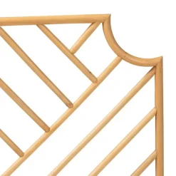 Kirkland's Home Beds & Headboards-Geometric Weave Rat Queen Headboard