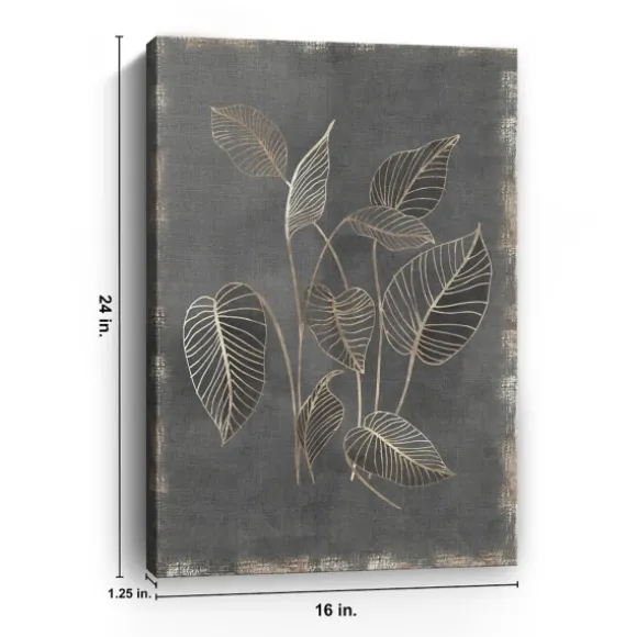 Kirkland's Home Canvas Art-Gilded Botanical Iii Canvas Art Print