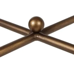 Kirkland's Home Coffee Tables-Glass And Metal Rectangle Porter Coffee Table