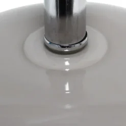 Kirkland's Home Table Lamps-Glass Short Oval Table Lamp