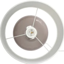 Kirkland's Home Table Lamps-Glass Short Oval Table Lamp