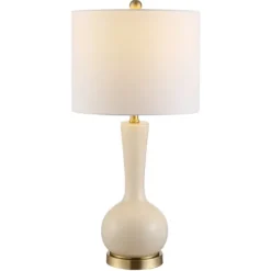 Kirkland's Home Table Lamps-Glazed Glass Teardrop Table Lamp