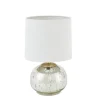 Kirkland's Home Table Lamps-Gold And Silver Mercury Glass Table Lamp