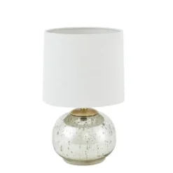 Kirkland's Home Table Lamps-Gold And Silver Mercury Glass Table Lamp