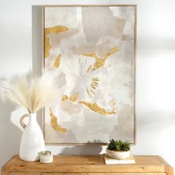 Kirkland's Home Framed Art-Gold Foil Patches Framed Art Print