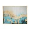 Kirkland's Home Framed Art-Gold Geode Slice Framed Canvas Art Print