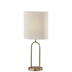 Kirkland's Home Table Lamps-Gold Metal Arched Table Lamp