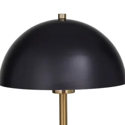 Kirkland's Home Table Lamps-Gold Metal Dome Shade Table Lamp