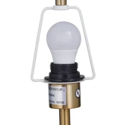 Kirkland's Home Table Lamps-Gold Metal Dome Shade Table Lamp