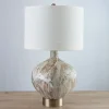 Kirkland's Home Table Lamps-Gold Pistachio Swirl Gourd Table Lamp