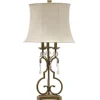 Kirkland's Home Table Lamps-Gold Scrolled Candlestick Table Lamp