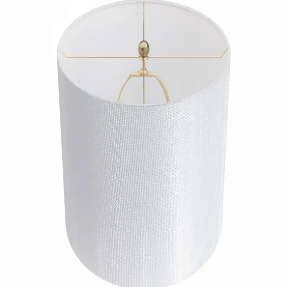 Kirkland's Home Table Lamps-Gold Sparkle Shade Tapered Table Lamps, Set Of 2