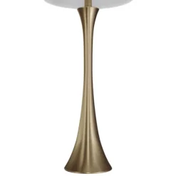 Kirkland's Home Table Lamps-Gold Sparkle Shade Tapered Table Lamps, Set Of 2