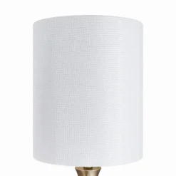Kirkland's Home Table Lamps-Gold Sparkle Shade Tapered Table Lamps, Set Of 2