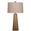 Kirkland's Home Table Lamps-Gold Tapered Hexagon Table Lamp