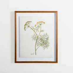 Kirkland's Home Framed Art-Golden Leaves Herbs Dill Framed Art Print