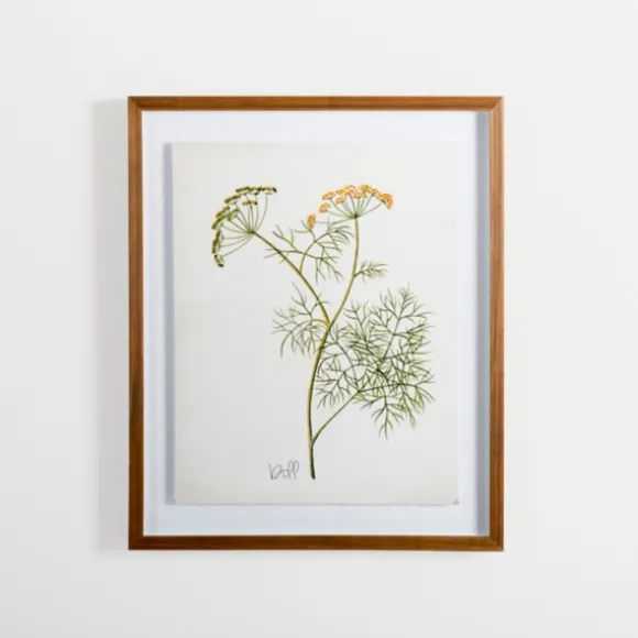Kirkland's Home Framed Art-Golden Leaves Herbs Dill Framed Art Print