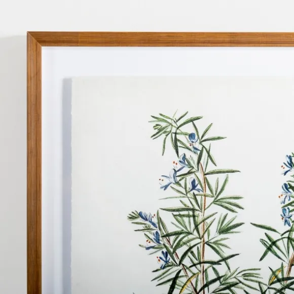 Kirkland's Home Framed Art-Golden Leaves Herbs Rosemary Framed Art Print